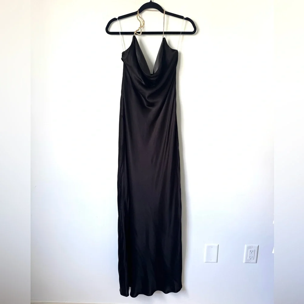 Meshki Black Maxi Dress - Picture 7 of 16
